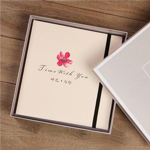 PA8 leather handmade diy photo album thin paste type series Creative romantic couples love to commemorate the birthday