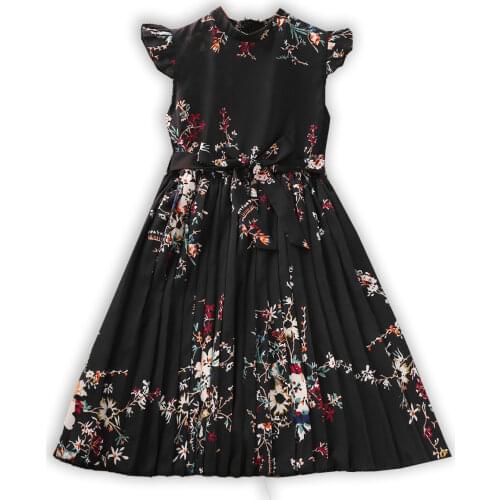 HE Hello Enjoy Kids Dresses For Big Girls Long Sleeve Clothing Lace Embroidery Designs Children Princess Costume Party Dress