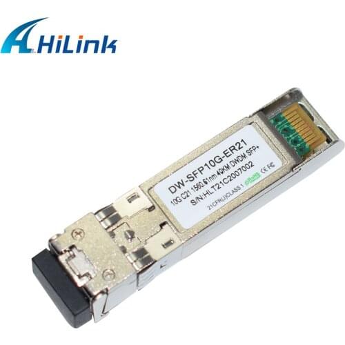 HILINK DW-SFP10G-ER 1560.61nm 40km Network Compatible DOM DWDM SFP