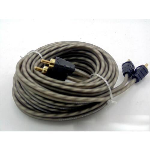 12V pure copper cable 1pcs 5m car audio amplifier sets RCA to RCA audio cable power cable speaker wire