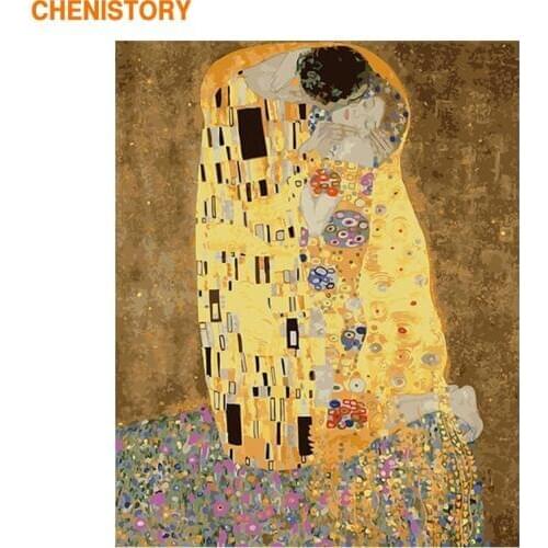 CHENISTORY Frame Famous Figure Picture Diy Painting By Numbers Kits Wall Art Picture Canvas Painting Home Decors 60x75cm Artwork