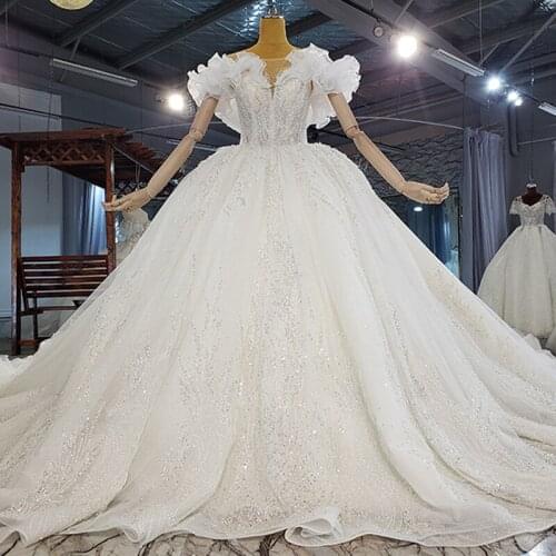 KISS WHITE Wedding Dresses With A Train