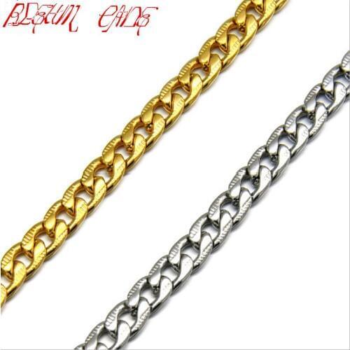 Stainless Steel Classic Chain Necklace For Man Women Stainless Steel Jewelry 60cm