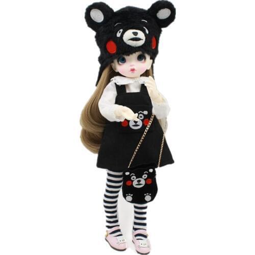 DBS Blyth icy 1/6 bjd 30cm Highly Cute Kumamon Clothes set High Quality reborn girls Toy Gifts