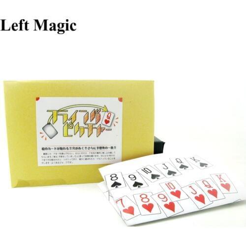 Flying Picture Magic Tricks Magician Prophecy Close Up Illusions Gimmick Props Mentalism Prediction Chosen Card Magic