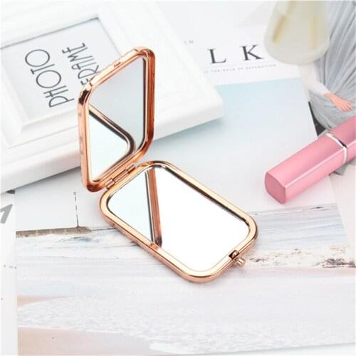 Small Mirror Creative Russian Double-sided Mirror European-style Retro Portable Makeup Mirror Folding Gift Mirror