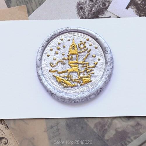 Lighthouse Seal stamp,Adventure Seal Stamp Kit,wedding envelope seal, Lighthouse wax stamp kit, Stars Wax seal stamp Gift