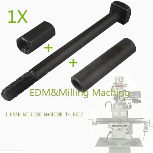 1Set Milling Machine Part J Head T- BOLT CNC Metal Assembly M1431 For BRIDGEPORT Mill Durable