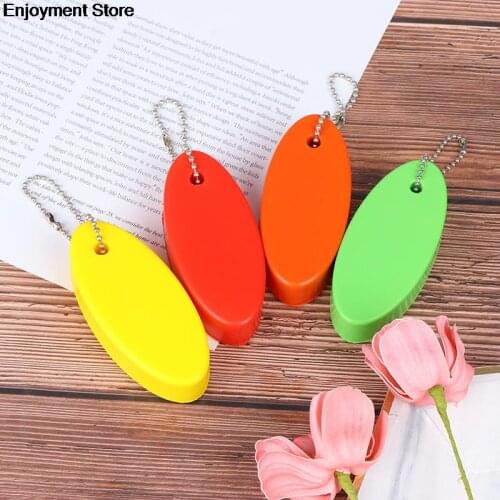 Soft Floating Foam Buoyant Keychain For Water Sports Marine Boat Swimming Oval Keyring Key Kayak Canoe Rafting surf accessory