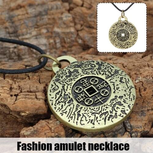 Newly The Properties of Feng Shui Money Amulet Necklace Vintage Style Jewelry Gift for Men Women