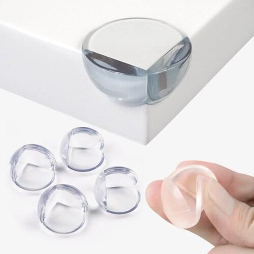 New 4pcs Child Baby Safety Silicone Protector Table Corner Edge Protection Cover Children Anticollision Edge & Guards Safe
