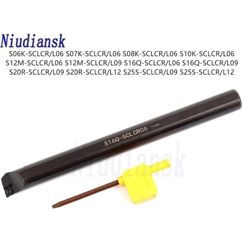SCLCR Internal Tool Holder S25S-SCLCR09 S06K S07K S08K S10K S12M S16Q-SCLCR06 Arbors Boring Bar CNC Carbide Inserts S20R-SCLCR09