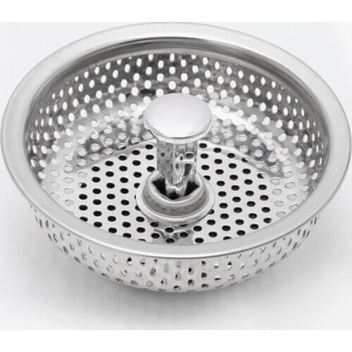 Mesh Kitchen Stainless Steel Sink Strainer Disposer Plug Drain Stopper Filter