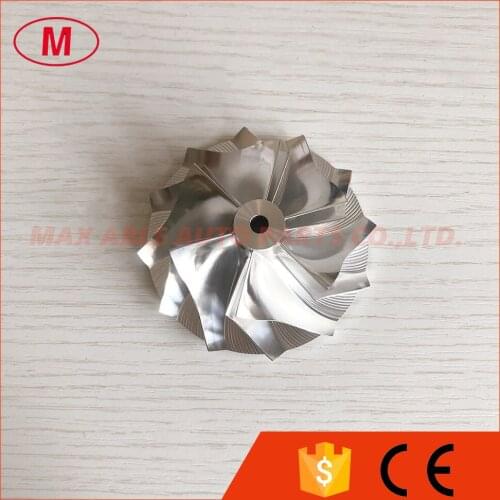 TD04HL 18G 50.38/68.00mm 6+6 blades forward high performance turbo milling/billet compressor wheel