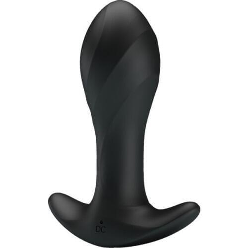 Pretty love 12 speed vibrator anal beads butt Plug massager male pendant bending base silicone vibration rechargeable sex toy