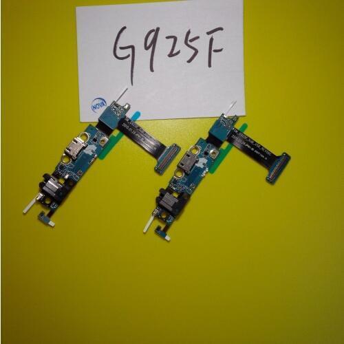 Wyieno 20Pcs/Lot For Samsung S6 Edge G925f Charger Port Flex Cable Phone Repair Parts + tracking