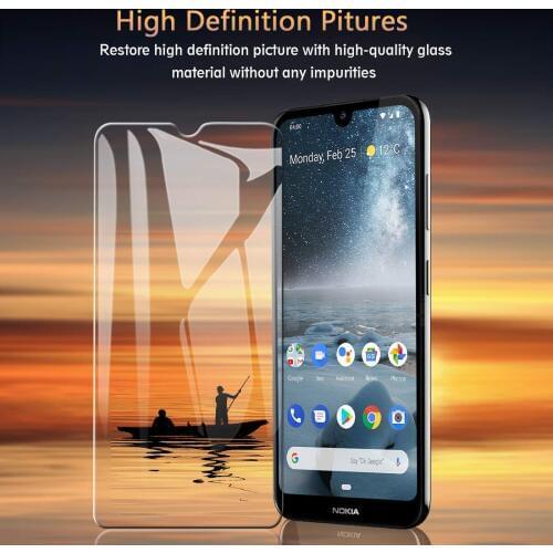 Tempered Glass For Nokia 7.2 6.2 2.2 4.2 3.2 9H screen protector Protective Explosion-proof film glass
