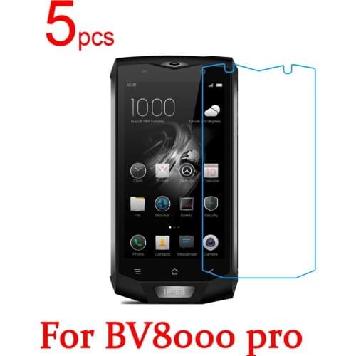 5pcs Ultra Clear/Matte/Nano anti-Explosion LCD Screen Protector Film Cover For Blackview BV8000 pro Protective Film + Cloth