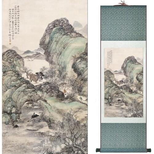 Landscape art painting Chinese traditional art painting China ink painting fashion painting 19081756