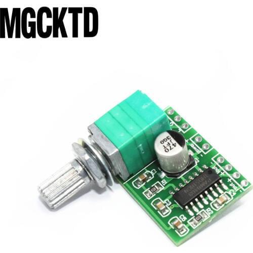 10pcs/lot PAM8403 mini 5V digital amplifier board with switch potentiometer can be USB powered