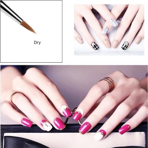 27RC 1pc Professional Nail Brush Set UV Gel Lacquer Acrylic Painting Liner Pen Manicure Kit for Nails Art Tool