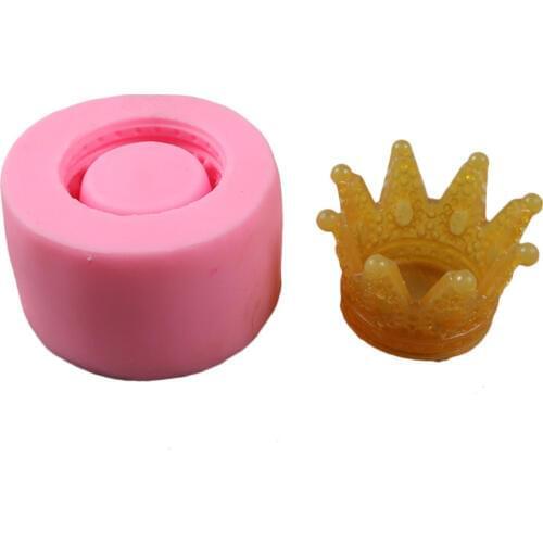 3D crown female ashtray mold home decoration tool diy candlestick gypsum concrete silicone mold for chocolate ice making mold