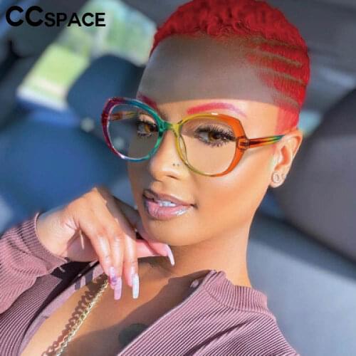 53701 Tr90 Round Colours Anti Blue Light Glasses Frames Women Fashion Computer Eyeglasses