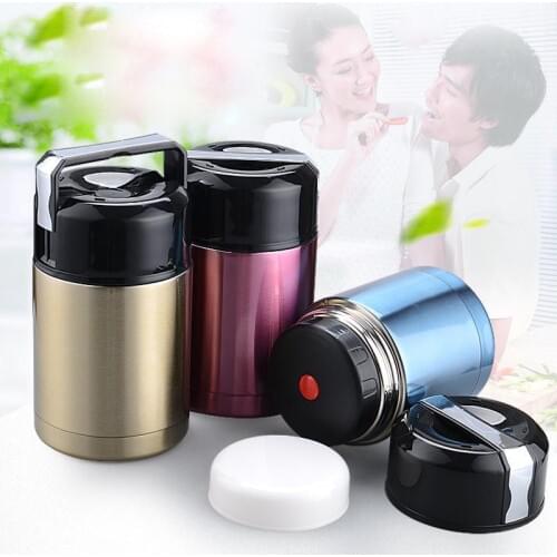 800ML&1000ML Large Capacity Insulated Cup Vacuum Flasks & Thermoses Thermocup Lunch Thermos Food With Containers Thermo Pot Box