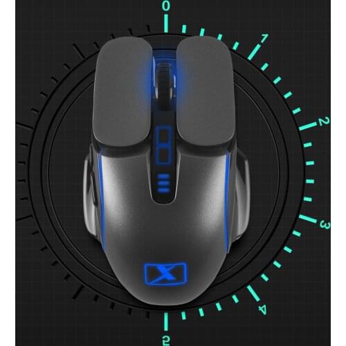 Gaming Mouse 2.4Ghz Wireless Mouse Rechargeable Ergonomic Design Computer Mice Black 6 Buttons USB Optical Mause For PC Laptop