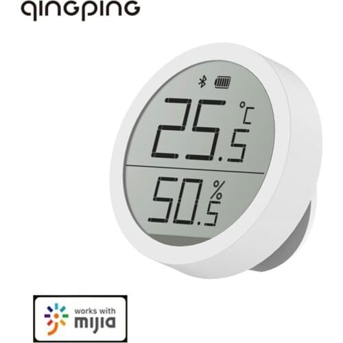 Qingping Digital BLE5.0 Thermometer &Hygrometer Monitor Lite Electronic Ink Screen Data Automatic Recording work For Mi home app