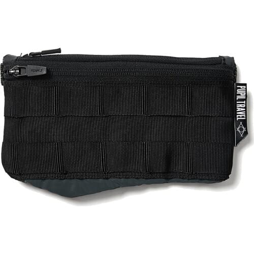 PUPIL TRAVEL B11 Techwear Mens Tactical Wallet X-Pac Waterproof Molle Pouch Militray EDC Purse Punk Fashion