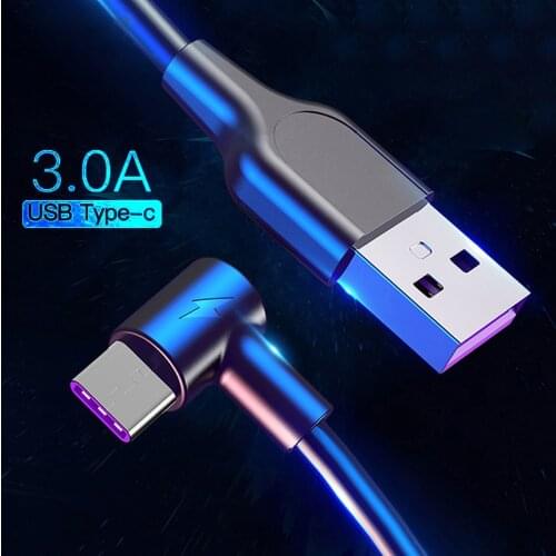 USB C Cable Type-C 5A Fast Charging Cord for Huawei P30 Supercharge USB-C Mobile Phone Cables for Samsung S9 s8 Xiaomi 3A Wire