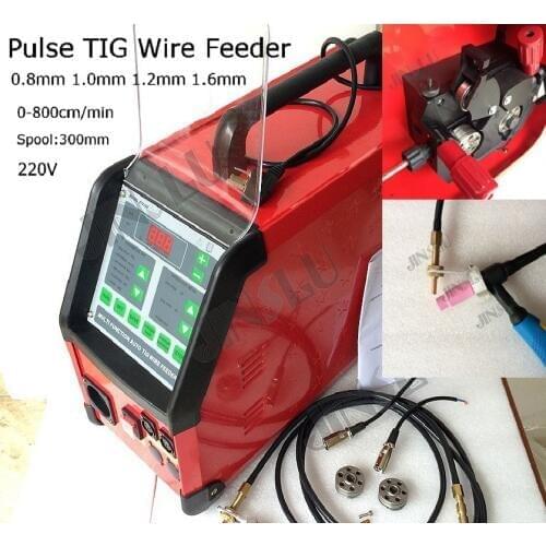 Video Inside Digital Controlled Pulse Tig Wire feeder Wire Feed Mahcine Aluminum Welding