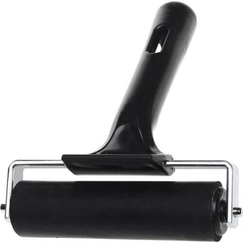Soft Rubber Brayer, Perfect For Anti Skid Tape Construction Tools Print Ink And Stamping Tools Rubber Brayer Roller