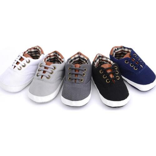 Newborn Baby Girl Bow Anti-slip Crib Shoes Soft Sole Sneakers Prewalker 0-18M