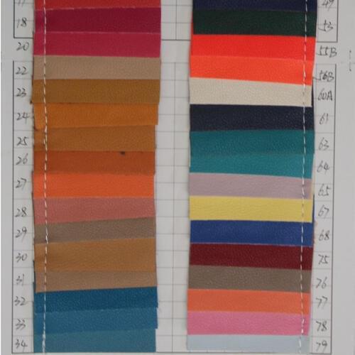 Factory wholesale small embossed PU leather fabric high quality soft artificial leather fabric material