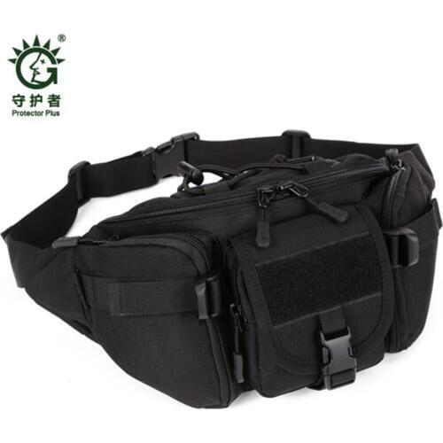 Protector Plus 2019 Hot Sale High Quality Nylon Waist Pack Belt Bag Men Military Chest Packs Camouflage Leisure Travel Waist Bag
