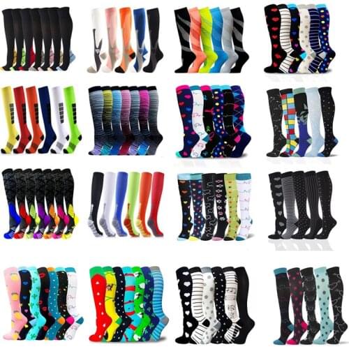 Dropship Compression Stockings Soccer Stockings Holloween Sport Socks Wholesale Men Women For Edema Diabetes Varicose Veins