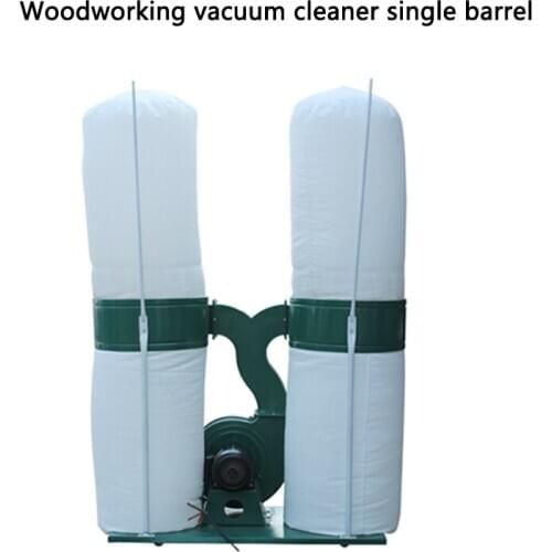 Vacuum cleaner woodworking vacuum cleaner double barrel mobile industrial dust collector bag dust collector 380V 3KW