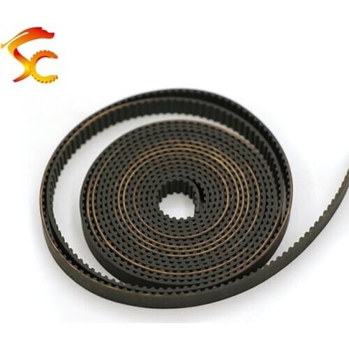 High Quality 5meters/LOT MXL timing belt Pitch=2.032 open rubber belt width 6.35mm=025" 3D Printer belt MXL-025 Free Shipping