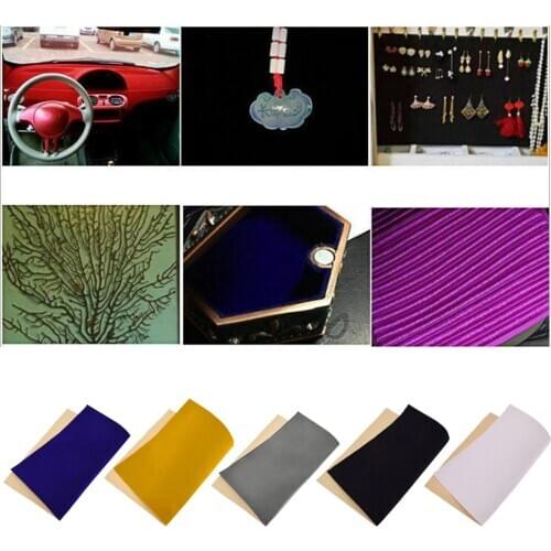 DIY Velvet Flock Lining Jewelry Paper Self-adhesive Fabric 20 * 150cm
