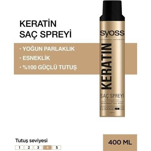Syoss Keratin Hair Spray 400 ml