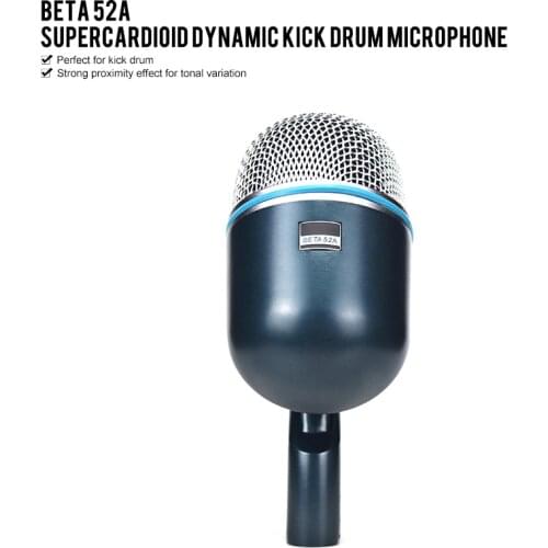 Top 5A 1:1 quality BETA 52A Supercardioid Kick Drum Microphone Mic