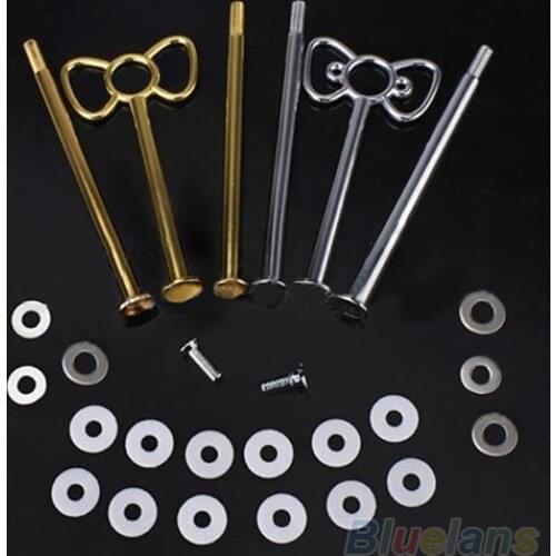 1 Set Cake Plate Stands Multistyle 2/3 Tier Plate Handle Fitting Hardware Rod Tool Cake Plate Stand Wedding Birthday Cake Stand