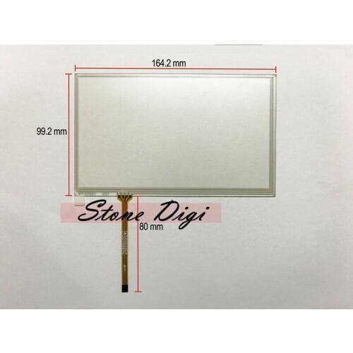 100% New 7 inch Resistive 4wire Touch Screen For AT070TN90 AT070TN92 AT070TN93 AT070TN94 Free Shipping