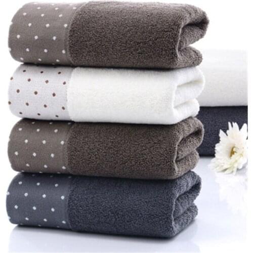 2pcs Hot Bathroom Hotel For Adults Kids 3 Colors Travel Home Gifts Large 100% Cotton Face Towels Shower Towel 35*75cm Home