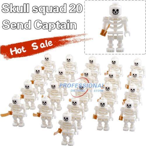 21PCS/Lot Medieval Castle Knights Mini Building Blocks Brick Toys Armor Figures with Weapons Blue Lion Gold Knights
