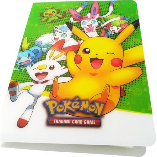 Cartoon Anime 80/240Pcs Holder Album Toy Collection Game Pokemones Cards Album Book Top for Kids Gift