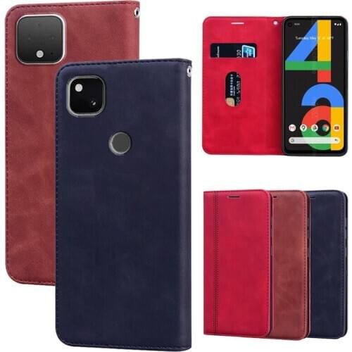 Phone Cover For Google Pixel 4a 4G 5G Case чехол Magnet Flip Leather Funda Wallet Protector For Google Pixel 4 XL4 Shell Cover