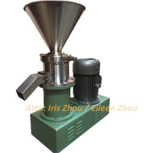 Food Industry chocolate, soy sauce electric food mill/peanut butter colloid mill grinding machine price